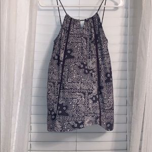 Bandana patterned tank top